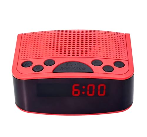 ottosing Portable Digital FM Radio with Battery Backup, Dual Alarm