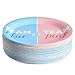 BLUE PANDA Gender Reveal Plates - 80 Count, 9