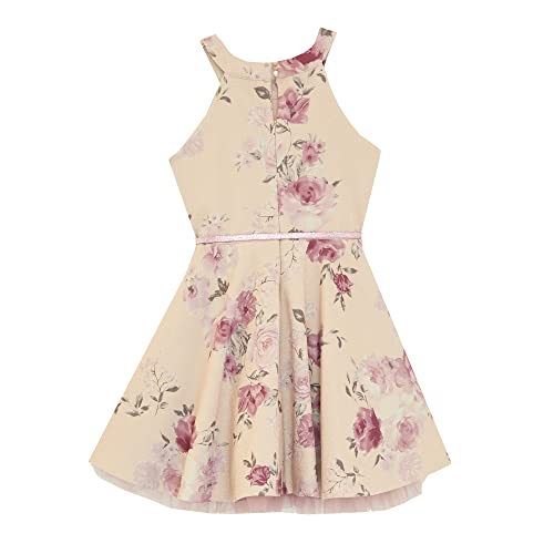 Beautees girls Sleeveless Skater Party Dress2