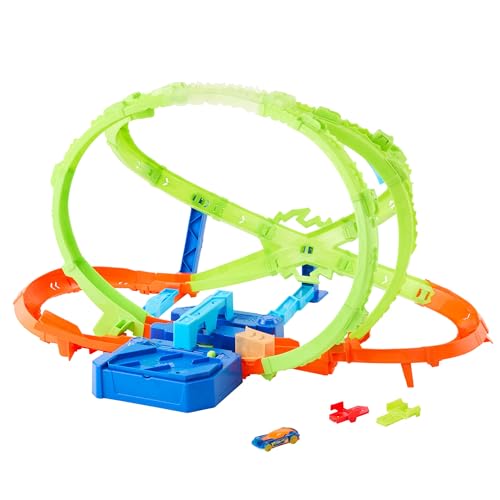 Hot Wheels Stunt Tracks Hypersphere Circuit Crash et Voiture