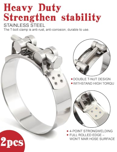 Image of 90 Degree Elbow Coupler ID 3 Inch 5-ply Silicone Hose & Clamp,4 inch Leg Length