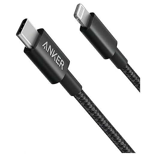 Cavo USB-C a Lightning, nuovo cavo di ricarica da USB-C a Lightning in nylon di Anker per [1 m, certificato Apple MFi] per iPhone 11 Pro/X/XS/XR/8 Plus/AirPods Pro, supporta Power Delivery