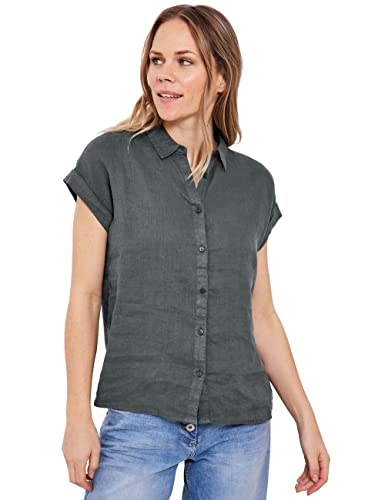 Cecil Damen Leinenbluse mit Knopfleiste