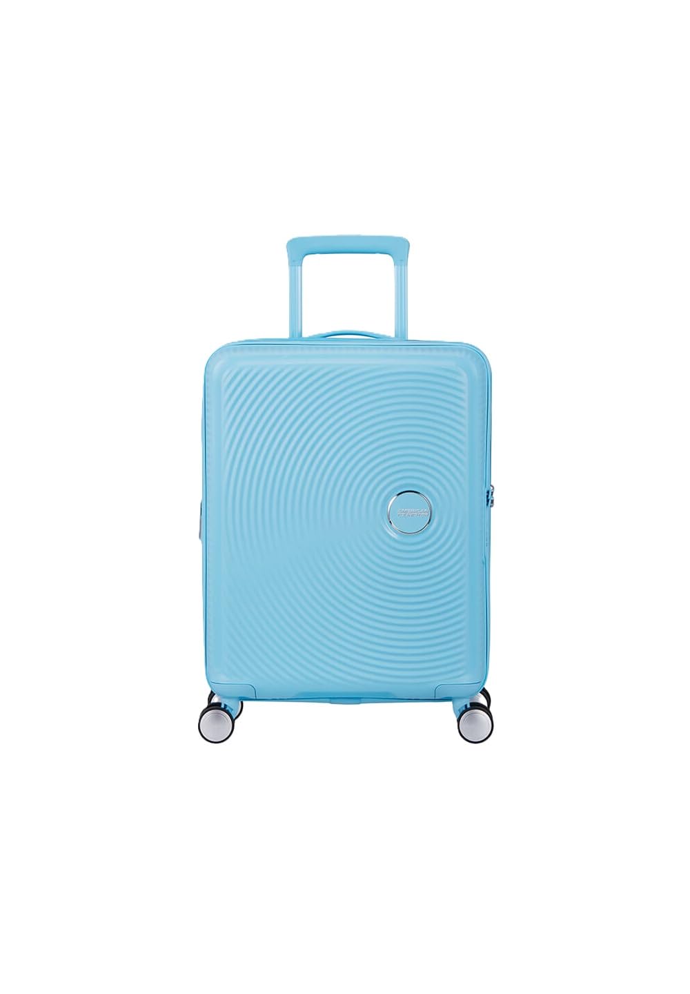 American Tourister Soundbox Spinner 55/20 TSA EXP Trolley Blueberry Fizz Azul Claro