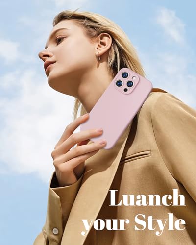 Image of GOODVISH 3-in-1 Silicone Case for iPhone 15 Pro Max, with 2 Screen Protectors, Upgraded Camera Protection, Soft Microfibre Lining Mobile Phone Case, Scratch-Resistant, Shockproof Protective Case for