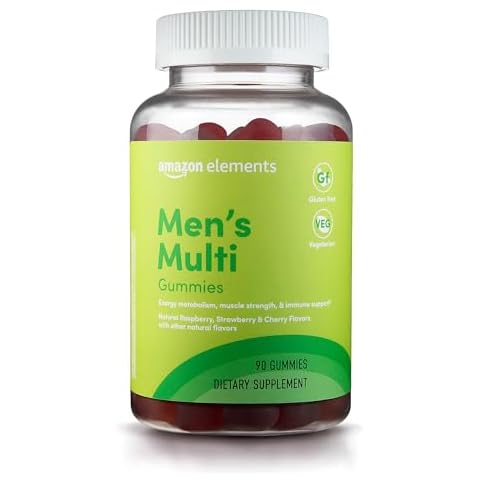 Amazon Elements Men's Organic Multivitamin Gummies Cover
