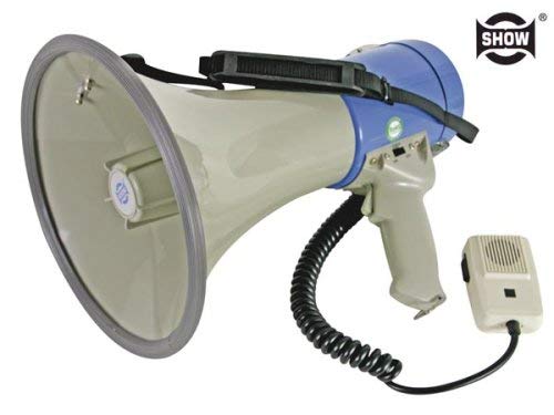 Veka - Megaphone Porte-Voix Puissant 25W Sirène + Bandouillere
