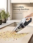 Handheld Vacuum Cleaner, Powerful Suction Portable Lightweight Hand Held Vacuum Cordless with 25-30Mins Long Runtime Rechargeable Battery Quick Charge for Home, Car, Carpet Stairs, Pet Hair Cleaning