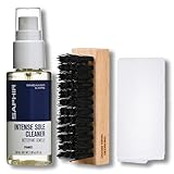 [サフィール] ソールのガンコな汚れ 徹底除去 ミッドソール クリーナー 50ml スニーカー 黄ばみ落とし 黒ずみ クリーニング 汚れ落とし ゴム デッキシューズ 泥汚れ ピッチタール クリーナー＋ブラシ セット