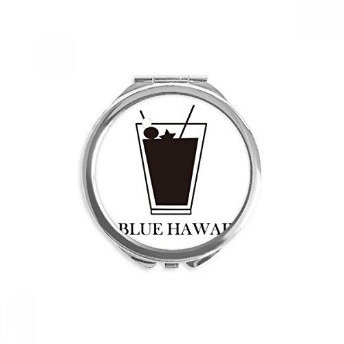 Miroir portable multicolore motif Hawaii une idée cadeau attentionnée