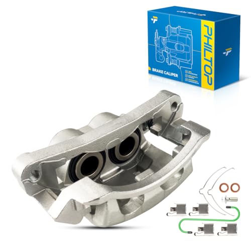 Image of PHILTOP Front Right Brake Caliper for Ford F-250 F-350 Excursion 18B4790 | Front Right Caliper w / Bracket & Hardware, Fits '99-'04 F-250 /350 SD, '00-'05 Excursion, Replaces 18B4790, 1C3Z2B120AA