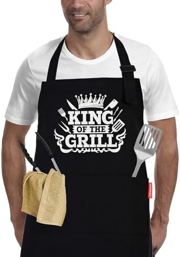 Guangqinger Tablier De Cuisine Humoristique Pour Homme Motif Lettres