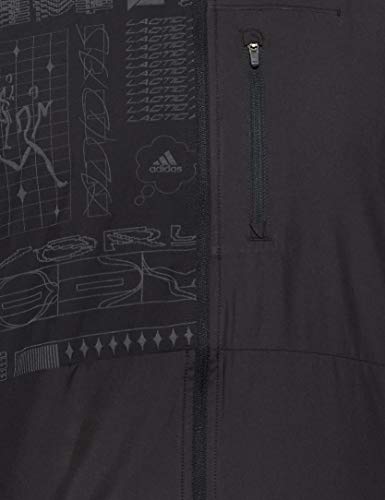 Adidas Own The Run Giacca, Black/Refsil, Small