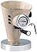 BUGATTI, Diva, Espresso Kaffee- und Cappuccino-Maschine, für gemahlenen Kaffee und Pads, 15 bar, 950 W, Fassungsvermögen 0,8 Liter, Elegantes Design, Creme Farben