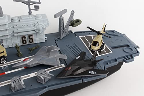 Daron Worldwide Trading Aircraft Carrier Bp96243 Playset , Gray #TOP3