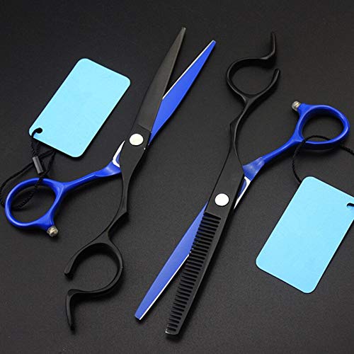 Ensemble de ciseaux de coiffure 6 pouces anti-fatigue pour effiler et couper