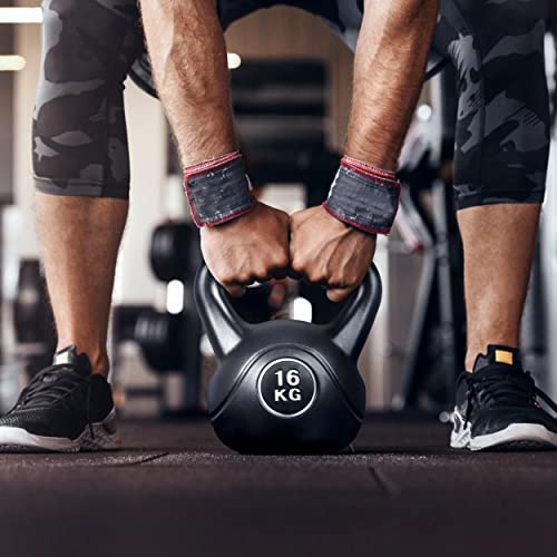 Yaheetech 20KG/44LB Kettlebell Weights, Wide Flat Base & Textured Grip by Yaheetech - Used condition - Image 3