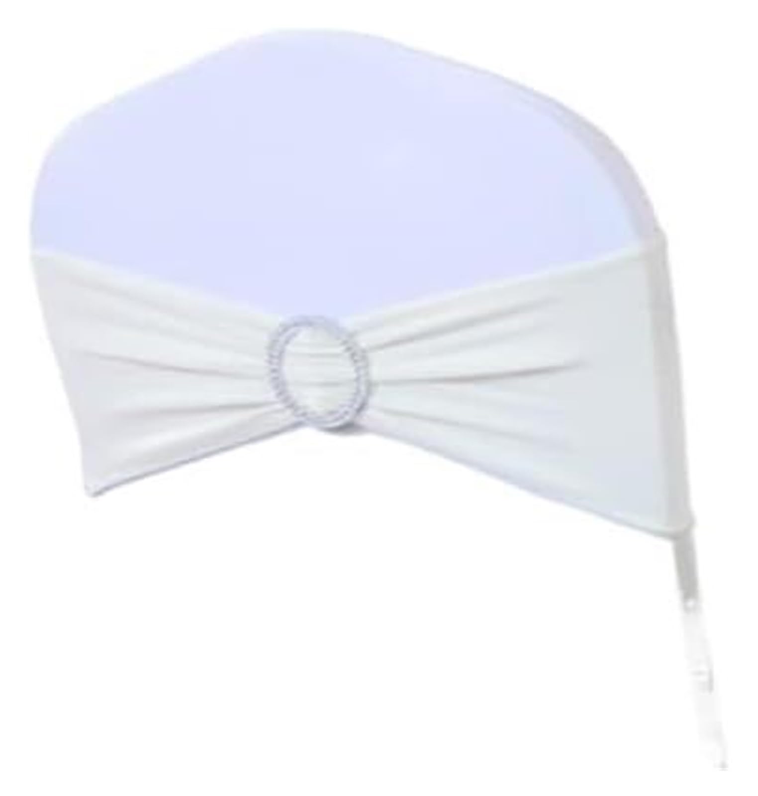 REcsdza chair sashes, 100Pc Spandex Chair Sash Wedding Band SFor Covers Decoration Party Dinner Banquet,100pcs(Offwhite)