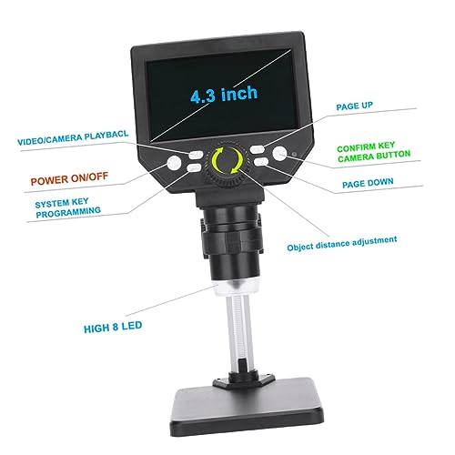 Microscope numérique LCD grossissement continu pour monnaie et éducation STEM - 2