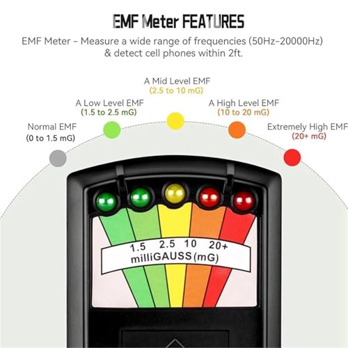 Medidor EMF digital B97A para radiación electromagnética miniatura 3