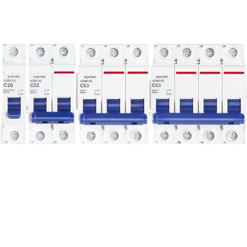 Mini disjoncteur 3P 100A interrupteur d'air plastique triphasé 50HZ