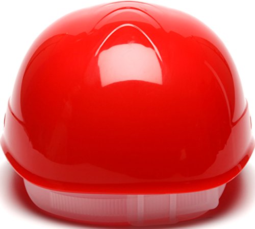 Pyramex Ridgeline 4 Point Glide Lock Suspension Bump Cap, Red #TOP3