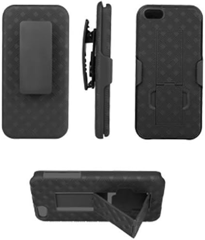 Shell Holster Combo with Kickstand Original Verizon fits iPhone 5 and 5S 9091VZR (Bulk Package)