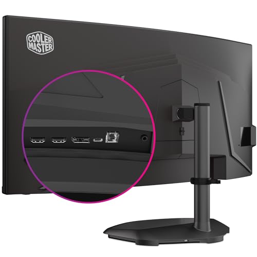 GM34-CWQ2 Monitor Gaming Curvo 34" - 1500R UWQHD (3440x1440), 165 Hz, MPRT 0,5ms, Pannello VA, FreeSync Premium, 95% DCI-P3 Quantum Dot, HDR 400, Supporto 3 vie, DP 1.4, HDMI 2.0, USB C - Monitor - Immagine 5