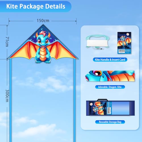 3 Pack Butterfly Delta Dragon Kites for Adults & Kids, Easy Fly Kites for Beginners to Professionals, Outdoor Fun for Beach, Lake, Backyard, Park & Halloween Festival Activities by YFAFENGS - Image 8