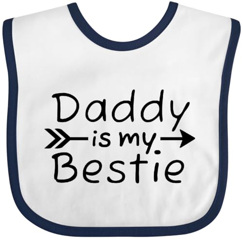 inktastic Daddy Is My Bestie Baby Bib