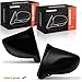 A-Premium Pair (2) Driver and Passenger Side Power Door Mirror - Compatible with Ford Mustang 1987-1993 - Non-Heated, Non-Folding Black Outside Rear View Mirror