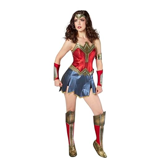 Rubies 701000M000 - Disfraz de Dc Comics Wonder Woman 84 para adultos, talla para mujer, multicolor, talla M