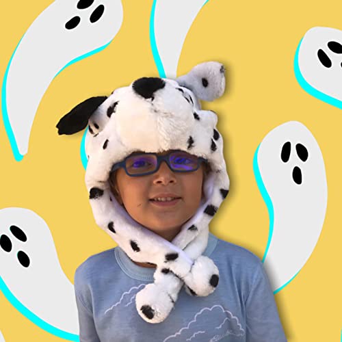 Silverfever Plush Soft Animal Beanie Hat Halloween Cute Soft Warm Toddler To Teen (Dalmation Dog) #TOP3