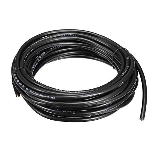 uxcell RVV Wire Cable Extension Cord Copper Wire Electric Conductor 4 Core 18 AWG 10M 32.8ft Length