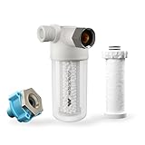 WaterScience Advanced Washing Machine Filter for Hard Water | Hard Water Softener with Hose Adapter (for Indoor Machines Only) | Inlet Filter for Dust & Sediments, Lint Remover | 1Y Warranty