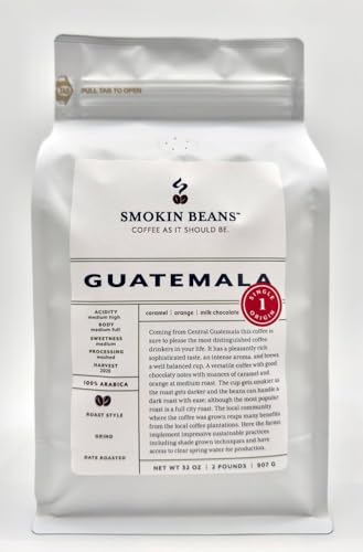 Smokin Beans Café en Grano Premium 2 lb Guatemala miniatura 1