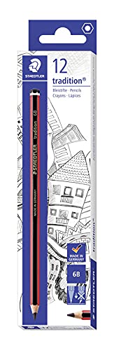 Staedtler Tradition 6B Pencils Box - 12 Pieces