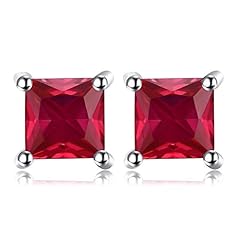 P-Sterling Silver-Ruby