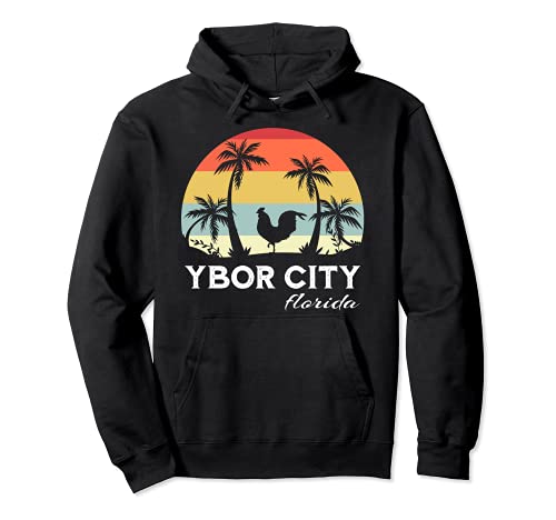 Ybor City Tampa Florida Amante de Pollo Souvenir Sudadera con Capucha