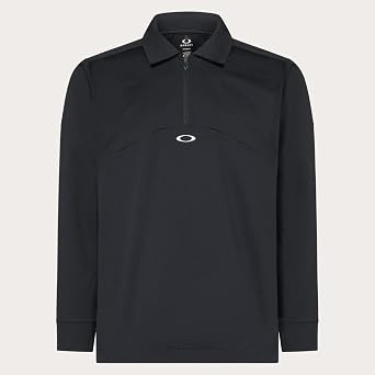 Oakley FOA408146 Shirt, UNDULATE Shirt, US XL Size Japan 2XL Size O-SYNC PACK LS, Men's, Blackout, Sweat Absorbent, Quick Drying, Lightweight, Stretch, Breathable, Organic
