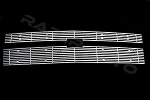 Razer Auto Chrome Overlay 2pcs Billet Grille (Fit Factory Honeycomb Grille only and do not fit on Z71 Model) for 2014-2015 Chevy Silverado 1500