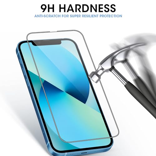 Image of GRIPP 3D Japanese Tempered Glass Screen Protector for iPhone 13 Mini (5.4 inch), 3D Curved Edges, Scratch-Resistant, 9H Hardness, Full Coverage, Bubble Free