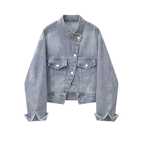 Veste en denim vintage veste légere mi-saison pour femmes