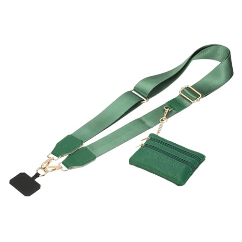 Sangle de téléphone réglable portefeuille et patchs de fixation