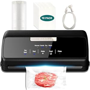 Vacuum Sealer for Food, Automatic Food Vacuum Sealer Machine, 90 KPA Saver Vacuum Sealer Machine, Food Sealer Vacuum Sealer with Cutter, Vacuum Sealing for Jars
