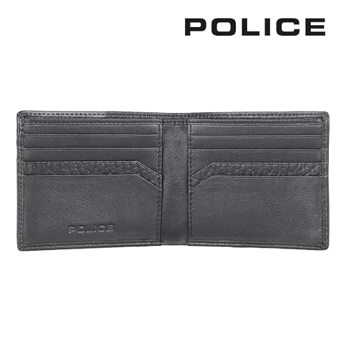 POLICE Jumbo Slim Wallet-Black