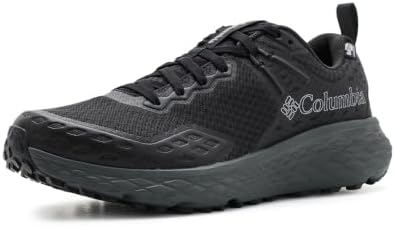 Columbia Men's Konos TRS Outdry Running Shoe, Black/Grill, 9.5