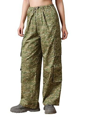 Image of Bewakoof Women's Loose Low Rise Cargo Pant