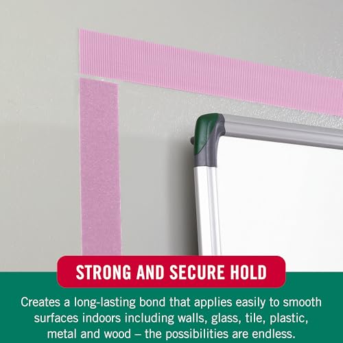 VELCRO Brand Colors | Pink Sticky Back Tape | 10ft Roll with Adhesive, Cut Strips to Length | Mount Classroom Décor, Create Seasonal Craft Projects | Organize Home or Office by VELCRO Brand - Image 4