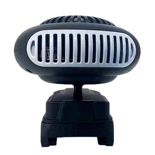 Portable Heater Battery Powered, Car Window Defogger with 2 USB Ports & Heat Settings, Quiet Long Heating Small Space Heater with Anti-Tilt, for Car-Camping-Golf Cart (no battery no charger)
